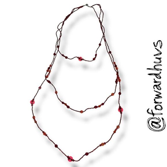 Bundle Sale 3 for $15 | Handcrafted Three-Strand Beaded Necklace - Picture 1 of 6